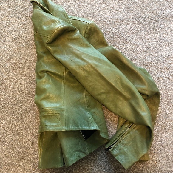 SOLD! Kelly Wearstler Asymmetrical lambskin Leather Jacket - Picture 12 of 16